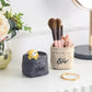 Creative Animal-Themed "Paper Bag" Pen Holder (Dog) — Resin Desktop Organizer | Cute Cartoon Pencil Cup, Planter, & Storage Container | Home & Office Desktop Decor