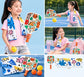 Juvenile Pickleball Paddle Set with Cooling Towel (Meow Paradise) , Cartoon Junior Paddles, Carry Bag and Indoor/Outdoor Balls for Children