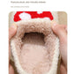 Mushroom-Themed Plush Slippers & Bubble Fleece Throw Blanket Set — A Cozy, Warm Winter Home Gift Bundle, Including Soft & Warm Indoor Slippers (Size AU 10-11) and a 100x150cm Flannel Throw Blanket