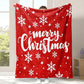 Christmas Flannel Throw Blanket and Snowman Curtain Tieback Set, 150*130cm Thick Fleece Sofa Blanket with 2 Plush Snowman Velcro Curtain Holders for Holiday Home Decor