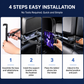 360° Rotating Car Back Seat Tablet & Phone Holder – Adjustable Headrest Mount for 4.7–12.9 Inch Devices, Universal Car Rear Entertainment Stand