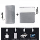 USB Heated Hand Warmer Bag & Foot Warmer Pad Combo Set – Electric Plush Heating Cushion for Home, Office & Travel
