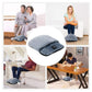 USB Heated Foot Warmer Electric Foot Heating and Vibration Massage Plush USB Powered Winter Foot Comfort Cushion for Home Office Car Travel Portable Warm Relaxation Support