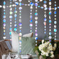 Iridescent Mixed Size Circle Sequin Garland 2 Pack 3m Each Holographic Round Disc Hanging Party Decoration Streamer Birthday Wedding Event Decor Lightweight Easy Setup