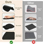 Gradient Blue silicone wrist rest with 20-in-1 electronics cleaning kit - portable multi-functional brush set, ergonomic mouse pad, suitable for office and travel.