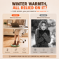 Green USB Heated Foot Massager Foot Warmer Mat Electric Foot Heating Pad with Vibration Modes 3 Heat Levels 45C 50C 55C for Home Office Winter Comfort Portable Compact Design