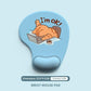 Ergonomic Gel Wrist Support Mouse Pad Cat pattern (I&