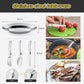 11PCS Black Camping Cookware Set – Lightweight Aluminium Camping Pots, Frying Pan, Kettle & Stainless Steel Cutlery, Portable Non-Stick Outdoor Cooking Set for 2-3 Person Camping, Hiking, Backpacking & Picnic