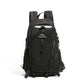 Black Hiking Backpack with 5 Carabiners Included – Lightweight Waterproof Outdoor Daypack for Men and Women, Breathable Cycling Hiking Trekking Camping Travel Backpack