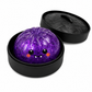(Purple Crystal Buns) Halloween Slow-Rebound Soft Mini Bread Toy, 8.5cm, Stress-Relieving Squeeze Toy, Soft Food-Shaped Sensory Decompression Toy, with Storage Basket, Suitable for Teenagers and Adults, Party Gift