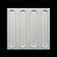 Clear Silicone Door Handle Bumper Strips 4 Pack Long Strip Self Adhesive Anti Collision Pads for Doors Cabinets Refrigerators 60 x 10 x 3 mm