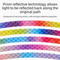 Rainbow Reflective Wheel Stickers - 20 Piece Long Strip Sticker Sheet for Bicycle Bike Rim Decoration, Motorcycle and E-Bike Accessories