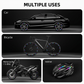 Rainbow Reflective Wheel Stickers - 20 Piece Long Strip Sticker Sheet for Bicycle Bike Rim Decoration, Motorcycle and E-Bike Accessories