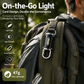 Mini Keychain Flashlight - 2 Pack Portable LED Torch with Hook, Pocket Outdoor Light