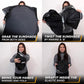 Car Windshield Sun Shade, Foldable Memory Metal Frame with Hook and Loop Strips, Front Window Protection