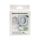 5 Piece Toilet Seat Self Adhesive Bumpers Set - Discreet Clear PU Mute Antislip Gasket, Washable & Reusable, Noise Reduction and Impact Absorption