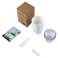 White Indoor Self Watering Planter Pot - 6 Inch Double Layer Rempvable Plastic Flower Pot with Extra Large Water Storage and Cotton Rope for All House Plants, Flowers, Herbs