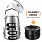 3-Piece Food Grade Stainless Steel Camping Cookware Set with 1.6L Kettle, Large Stew Pot and Large Frying Pan - Hangable and Foldable, Compact Nesting Storage, Anti Scald Wrapped Handle
