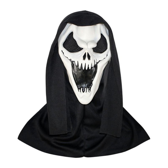 Scream Ghost Face Mask - Halloween Cosplay Latex Hood Mask for Horror Parties, Masquerades and Haunted Houses (Style 10)