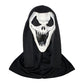 Scream Ghost Face Mask - Halloween Cosplay Latex Hood Mask for Horror Parties, Masquerades and Haunted Houses (Style 10)