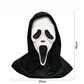 Scream Ghost Face Mask - Halloween Cosplay Latex Hood Mask for Horror Parties, Masquerades and Haunted Houses (Style 10)