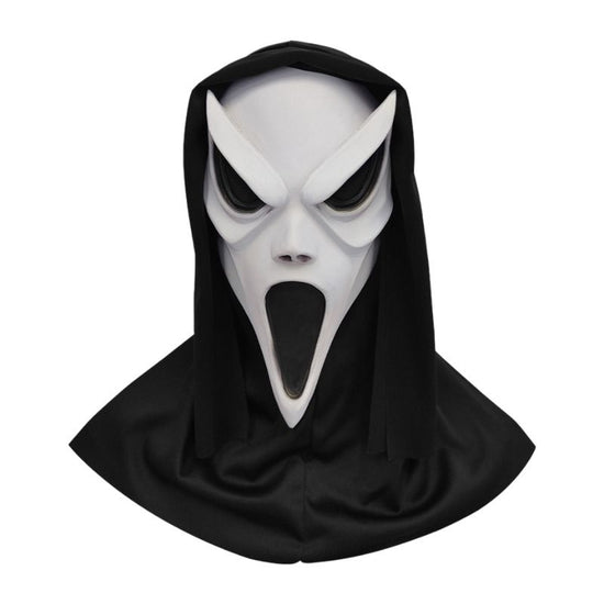Scream Ghost Face Mask - Halloween Cosplay Latex Hood Mask for Horror Parties, Masquerades and Haunted Houses (Style 14)