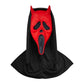 Scream Ghost Face Mask - Halloween Cosplay Latex Hood Mask for Horror Parties, Masquerades and Haunted Houses (Style 8)