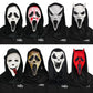 Scream Ghost Face Mask - Halloween Cosplay Latex Hood Mask for Horror Parties, Masquerades and Haunted Houses (Style 9)