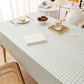 140 x 220 CM Green Checkered Waterproof & Oil-Proof PVC Tablecloth - Modern Wipeable Rectangular Table Protector, Scratch and Heat Resistant for Indoor & Outdoor Use
