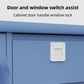 Multifunctional Window & Door Safety Lock (5 Pack) - Punch Free Sliding Track Stopper and Drawer Pull Handle