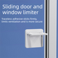 Multifunctional Window & Door Safety Lock (5 Pack) - Punch Free Sliding Track Stopper and Drawer Pull Handle
