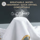 8-Piece Green Luxury Coral Fleece Bath Towel Set - Gold Star Embroidery Ultra Absorbent Soft Plush Towels for Hotel Spa & Bathroom