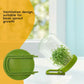 2 Pack Sprouting Jar Lid with Drainage Mesh & Foldable Stand - PP Waterproof Material, 7.3cm Mason Jar Germination Kit for Bean Sprouts and Microgreens