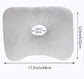 Blue Breathable Ear Hole Pillow for Side Sleepers — Cooling Ice Dot Fabric Hollow Beauty Pillow with 3.5" Center Hole and PP Cotton Fill for CNH & Ear Piercing Protection (17.3 × 12.6 in)