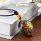 Orgone Style Mineral Stone Pendant with Cord and Jewellery Gift Box - Handmade Natural Crystal Resin Necklace for Women Men Christmas Gifts