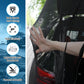 160 x 195CM Car Tailgate Sunshade Mosquito Net with Zipper, Fixed Band / Hooks and Storage Bag - Extra Large Breathable Mesh Rear Hatch Screen for SUV MPV Van Camping & Road Trips