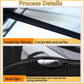 160 x 195CM Car Tailgate Sunshade Mosquito Net with Zipper, Fixed Band / Hooks and Storage Bag - Extra Large Breathable Mesh Rear Hatch Screen for SUV MPV Van Camping & Road Trips
