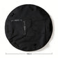 2-in-1 Black Convertible Camping Storage Tote Bag & 100CM Round Fold-Out Picnic Mat - Oxford Cloth Travel Shoulder Bag with Extra Large Storage and Quick Release Velcro Design