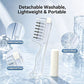 Liquid Guide Comb with Dust Cover and Dropper, Gift Boxed Scalp Treatment Applicator for Hair Follicle Care & Head Massage—Transparent