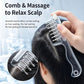 Liquid Guide Comb with Dust Cover and Dropper, Gift Boxed Scalp Treatment Applicator for Hair Follicle Care & Head Massage—Pink
