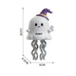 Ghost Character Design Wind Up Dancing Toy - Halloween and Christmas ABS Plastic Twist Action Figure - Battery Free Spinning and Walking Motion for Party Favors and Holiday Decor