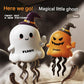 Ghost Character Design Wind Up Dancing Toy - Halloween and Christmas ABS Plastic Twist Action Figure - Battery Free Spinning and Walking Motion for Party Favors and Holiday Decor