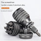 7-in-1 Aluminium Alloy Multi-Bit Screwdriver - Compact S2 Steel Bit Set with Magnetic Holder, Portable DIY Repair Tool for Home and Travel