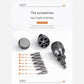 7-in-1 Aluminium Alloy Multi-Bit Screwdriver - Compact S2 Steel Bit Set with Magnetic Holder, Portable DIY Repair Tool for Home and Travel