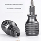 7-in-1 Aluminium Alloy Multi-Bit Screwdriver - Compact S2 Steel Bit Set with Magnetic Holder, Portable DIY Repair Tool for Home and Travel
