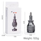 7-in-1 Aluminium Alloy Multi-Bit Screwdriver - Compact S2 Steel Bit Set with Magnetic Holder, Portable DIY Repair Tool for Home and Travel