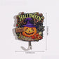 10-pack Halloween Themed Acrylic Wall Hooks（Pumpkin Witch pattern） - Self Adhesive Iron Art Hanger for Keys Bags, Spooky Pumpkin Decor for Entryway and Party