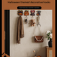 10-pack Halloween Themed Acrylic Wall Hooks（Green-haired girl pattern） - Self Adhesive Iron Art Hanger for Keys Bags, Spooky Pumpkin Decor for Entryway and Party