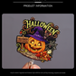 10-pack Halloween Themed Acrylic Wall Hooks（Green-haired girl pattern） - Self Adhesive Iron Art Hanger for Keys Bags, Spooky Pumpkin Decor for Entryway and Party
