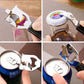 4-in-1 Stainless Steel Bottle Opener and Can Opener - Heavy Duty Beer Opener with Non-Slip ABS Handle, Multi-Purpose Kitchen Gadget for Camping, BBQ, Bar and Home Use